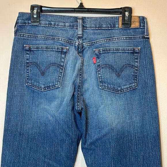 Levi's 515 Bootcut Jeans Womens 6M Medium Wash 30x31 Stretch Cowgirl Western - Picture 4 of 12
